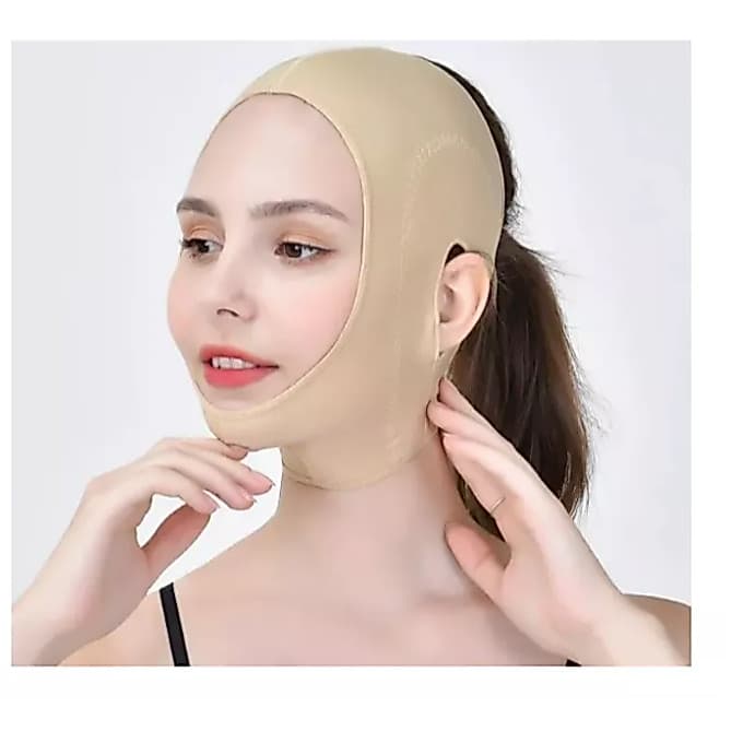 Faixa Tecido modeladora de rosto tira papada liffting facial