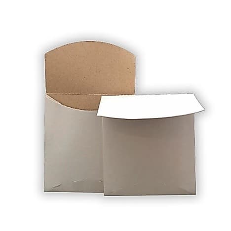 Caixa Embalagem para Joias, Brincos, Bijuteria, colar - 100 unidades BRANCO
