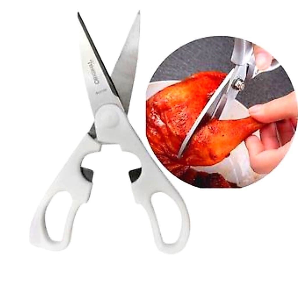 Tesoura Para Frango em Aço Inox com Cabo Plástico Premium
