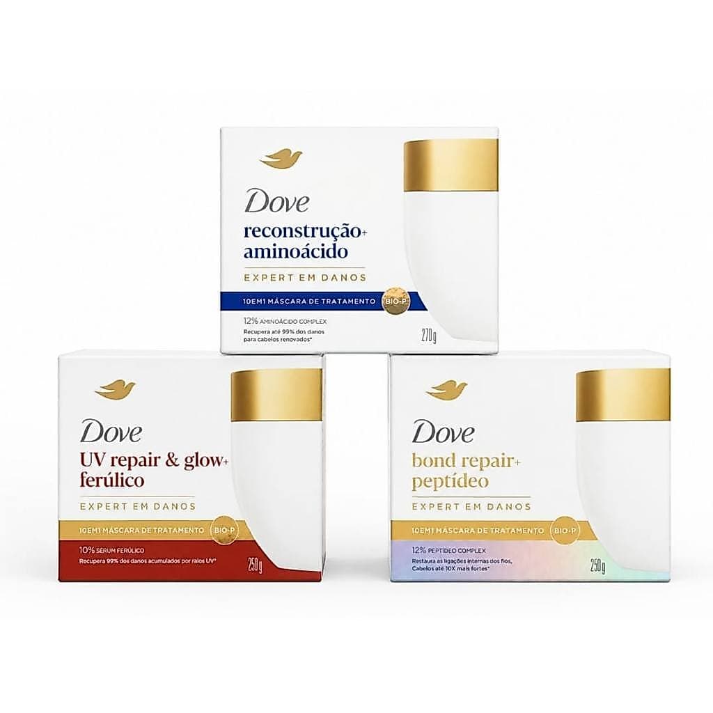 Mascara de Tratamento Dove 10 em 1 Expert Em Danos BIO-P