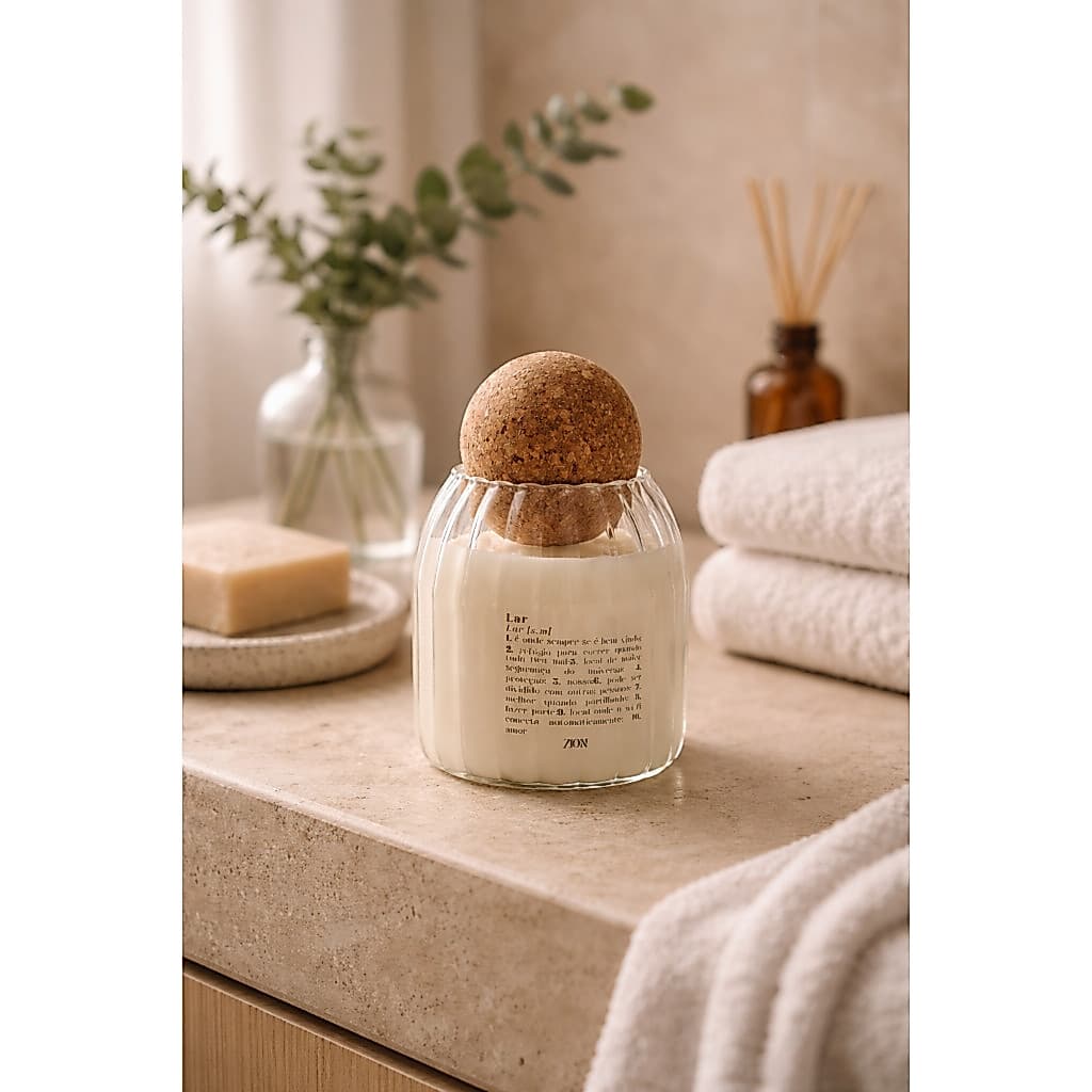 Vela aromática 300g Vela decorativa aroma limão siciliano significado Lar Vela para decoração de casa