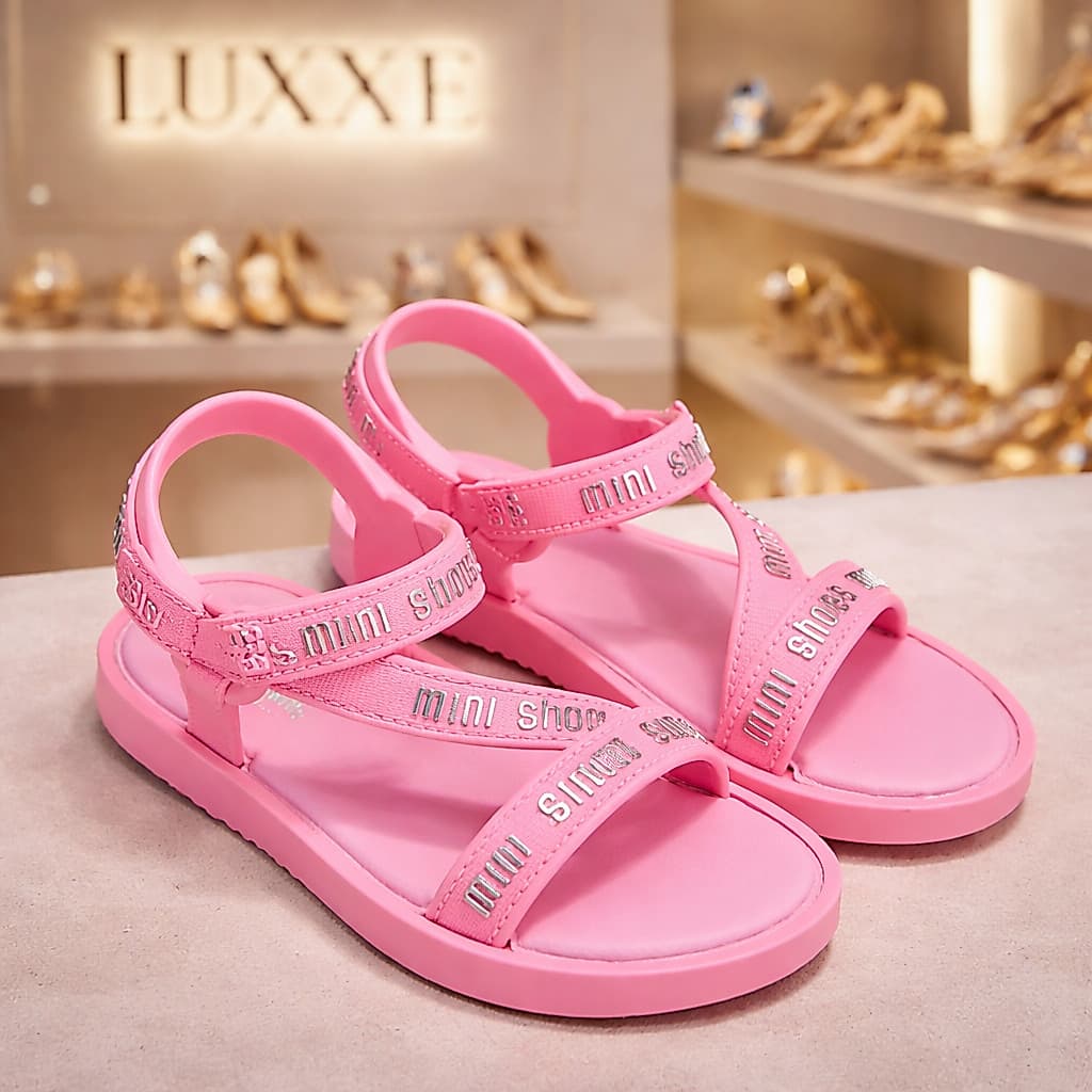 Sandália Infantil Menina com Velcro Ajustável Super Conforto – Luxxe
