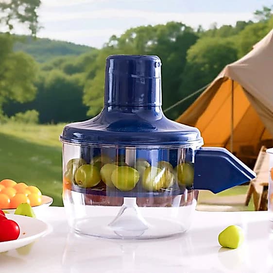 Descascador Elétrico Recarregável para Frutas e alho – Automático 360°, Lâmina Inox, Portátil, Rápido e Silencioso
