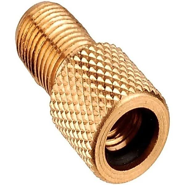 Par de Adaptador De Válvula Presta Bico Fino Para Schrader Bico Grosso de Bike
