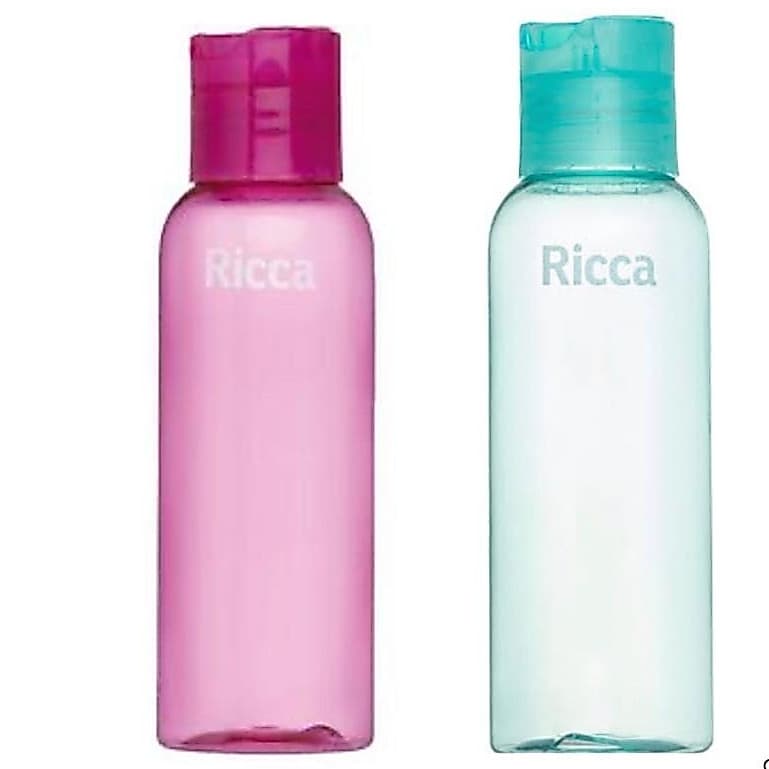Frasco Para Viagem 100ml Ricca 3292 | Tampa Disk Top | Para Shampoo, Sabonetes e Cremes