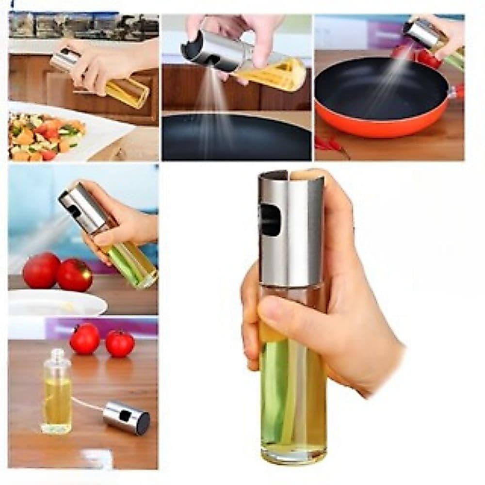 Kit Pulverizador Azeite Vinagre Spray 100ml Borrifador Galheteiros Premium Culinário