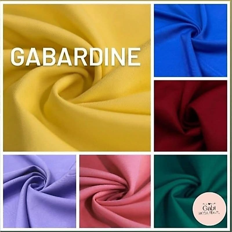 3 Metros de Tecido Gabardine Liso- Tecido para Jalecos Scrubs Alfaiataria (3m x 1,45m)