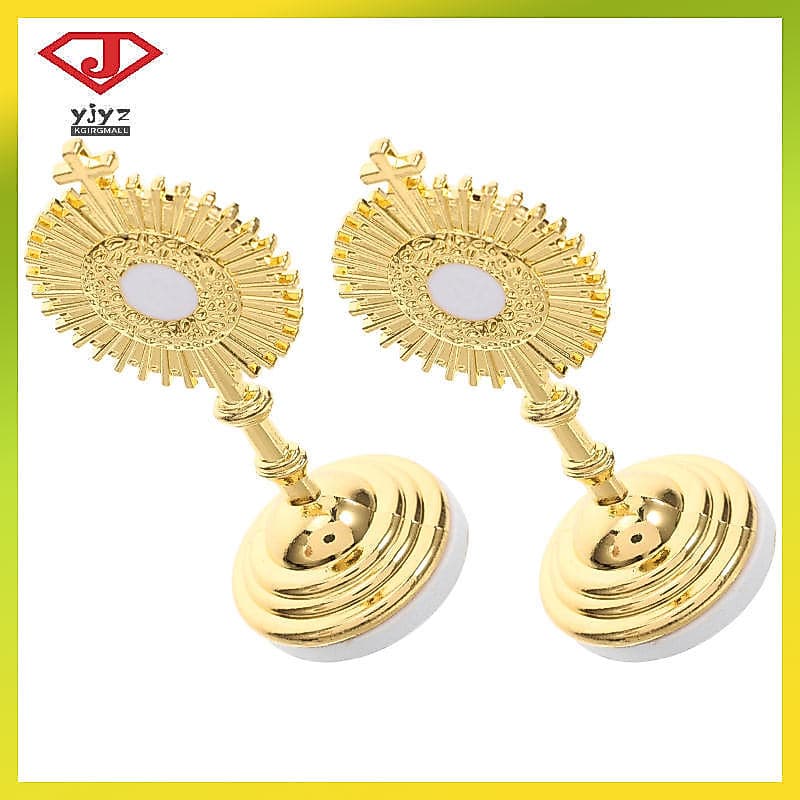 2 Pçs Mini Metal Jesus Cruz Liga Crucifixo Para Mesa Católica Casa Altar E Decoração De Yujingyouzhang