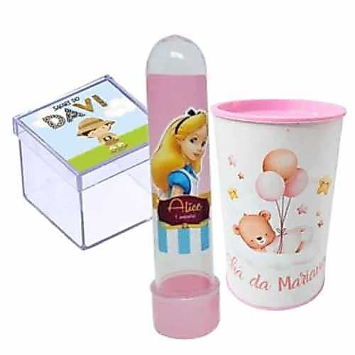 Kit Festa 20 Caixinhas 20 Tubetes 20 Cofrinho