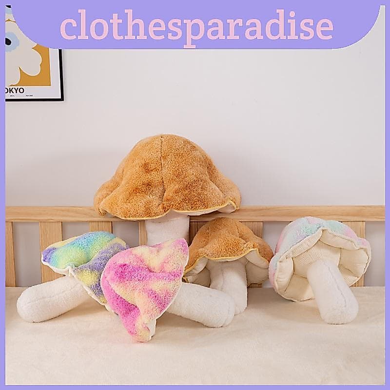 Travesseiro De Pelúcia De Cogumelo Macio Adorável Para Decoração De Casa De Quarto Infantil