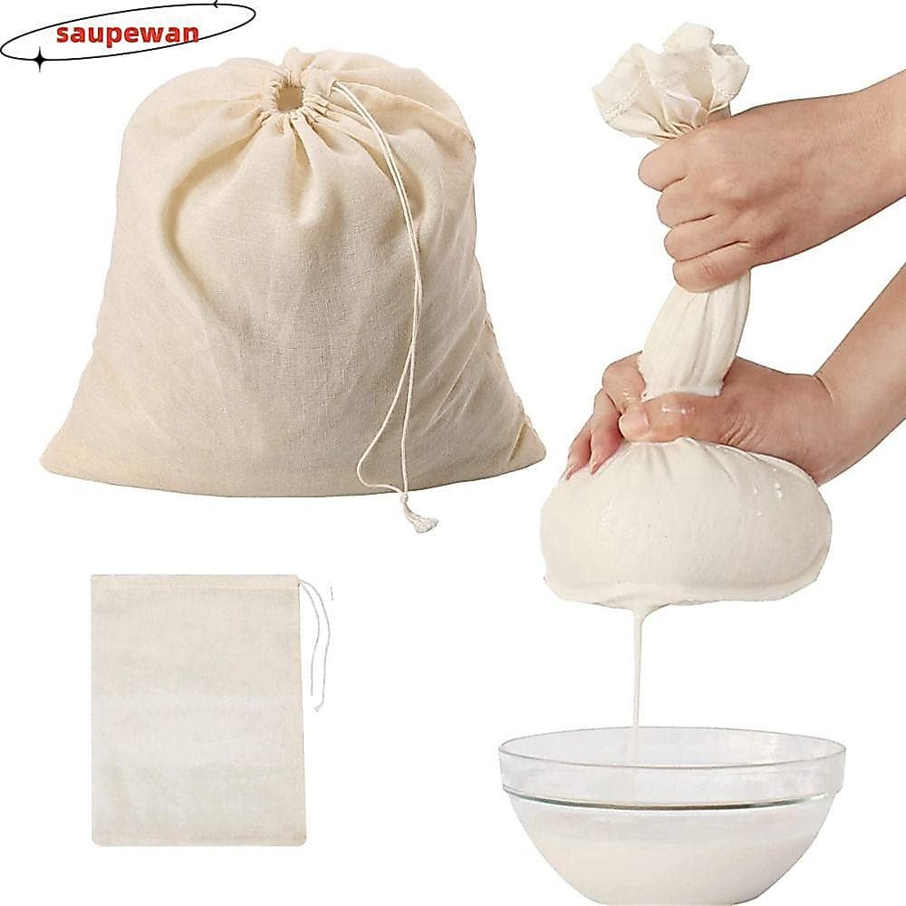 Pano De Queijo SAUPEWAN , Saco Portátil De Filtros De Filtro , Sacos De Fermentação Fria Gaze Leite De Nozes