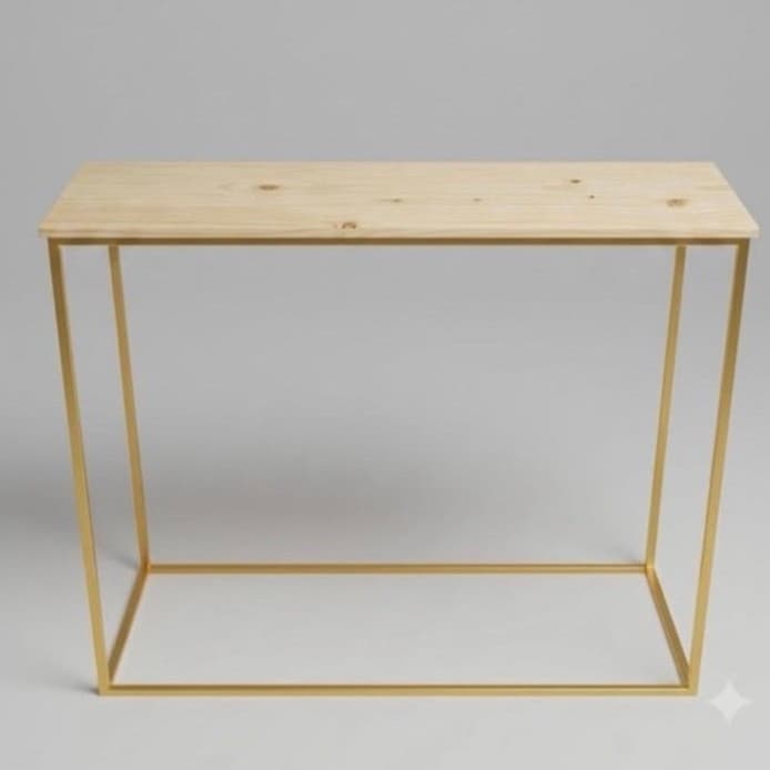 Mesa Cubo  Desmontável para Festas E eventos,Pintura eletrostática Tampo Natural