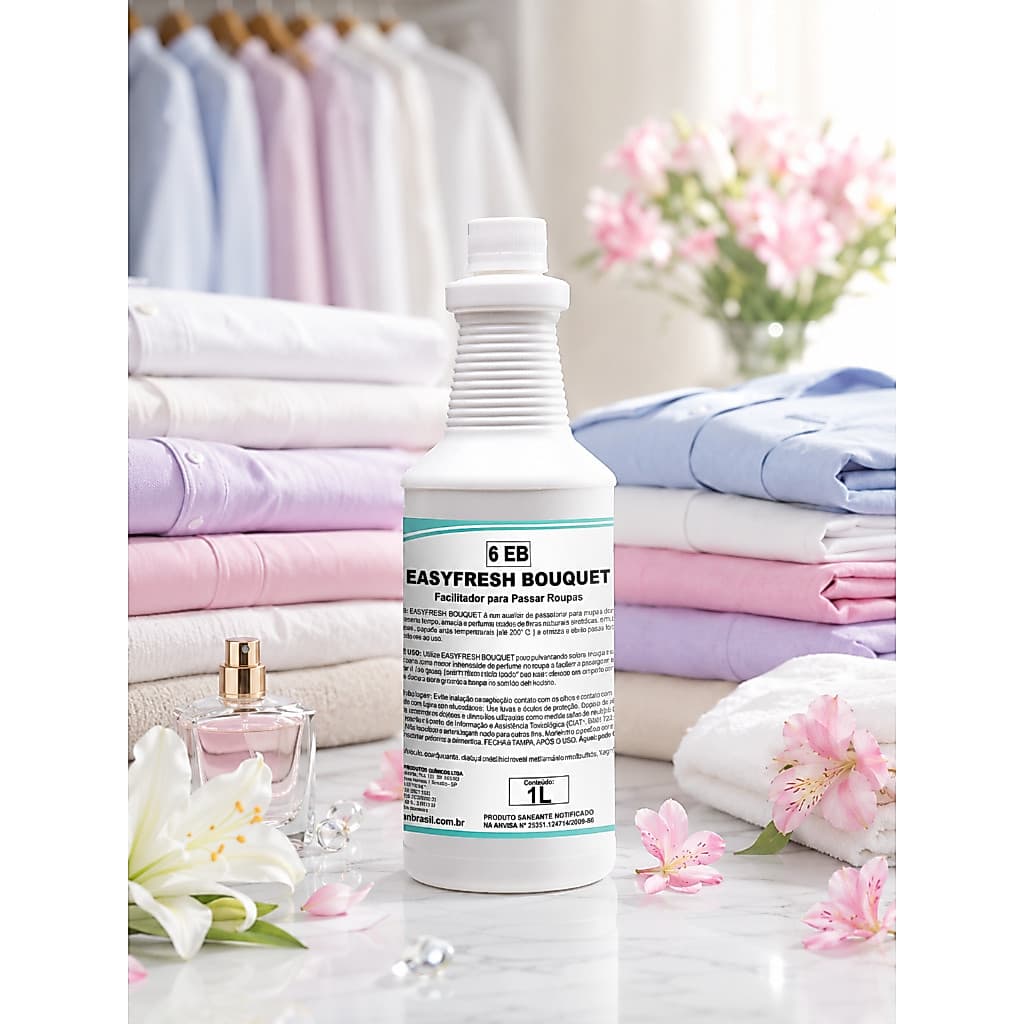 Easyfresh Bouquet Spartan 1 Litro Facilitador Passar Roupa Concentrado