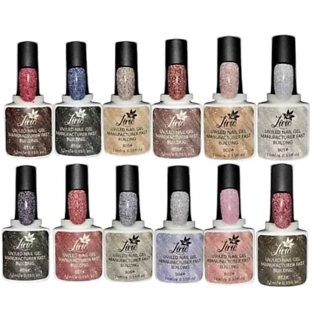 Kit 3 Esmaltes Em Gel Manafacture Buildng Construção Rápida 12 ml Lirio