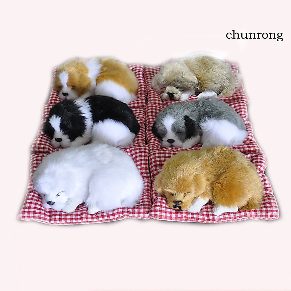 Brinquedo para Cães com Simulação de Sono e Som/Brinquedo Decorativo para Presente OA4I ZLDM
