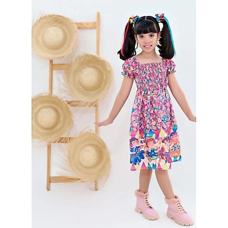 Vestido infantil junino