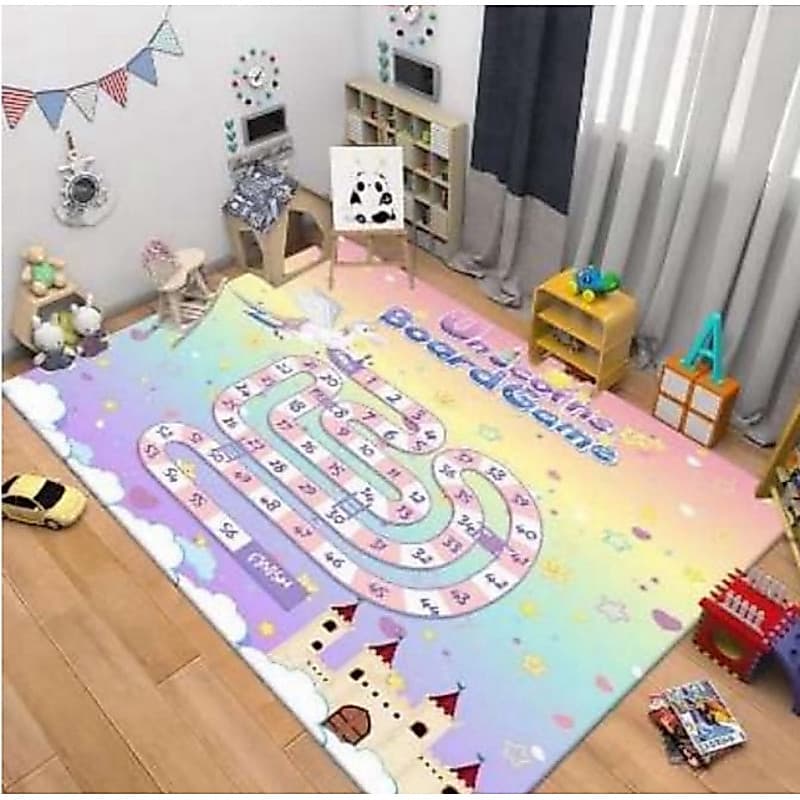 Tapete Infantil Belga Kids 1,00x1,40m com Base Antiderrapante