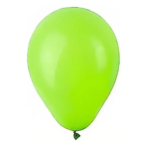 Bola Soprar Liso N.7 C/50 Verde Limao - Festball