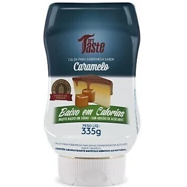 Calda Caramelo - Zero Açúcar Baixo Sódio (335g) Mrs Taste