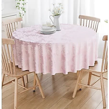 TOALHA DE MESA JACQUARD REDONDA 2,20m DIAMETROS VARIAS CORES