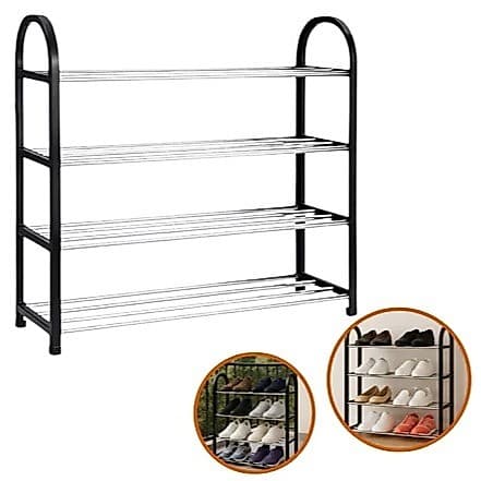Kit 3 Sapateiras 4 Andares Organizador Para Sapatos 8 Pares Desmontável ENVIO IMEDIATO