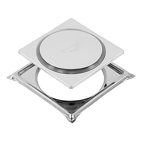 Ralo Click Inteligente 10 X 10 Inox Com Porta Grelha Potenza