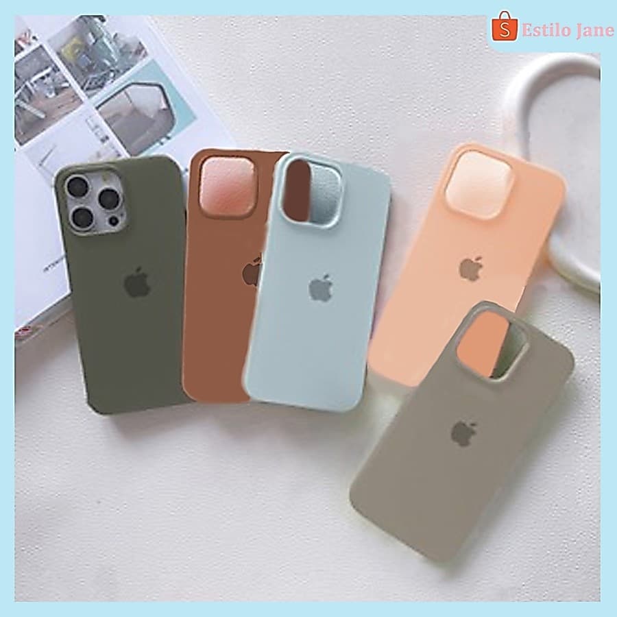 Capa de telefone de silicone líquido de alta qualidade Proteção contra quedas para iPhone 11 12 13 14 15 Pro Max Plus