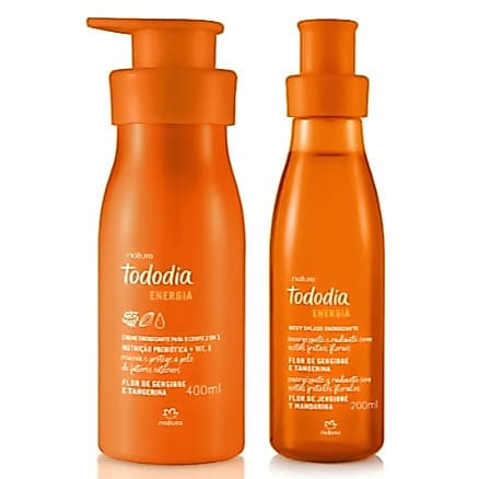 Kit Tododia Energia Flor de gengibre e Tangerina com Body Splash (2 produtos)