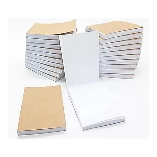 10 Blocos com 100 Folhas cada 10x7 cm Rascunho Bloquinho Comanda Bloco Anotações Papelaria Escritorio