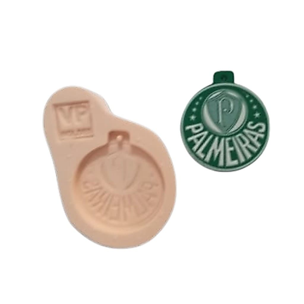 Molde de Silicone Palmeiras Futebol - Biscuit, Resina, Pastas e etc... (CH15)