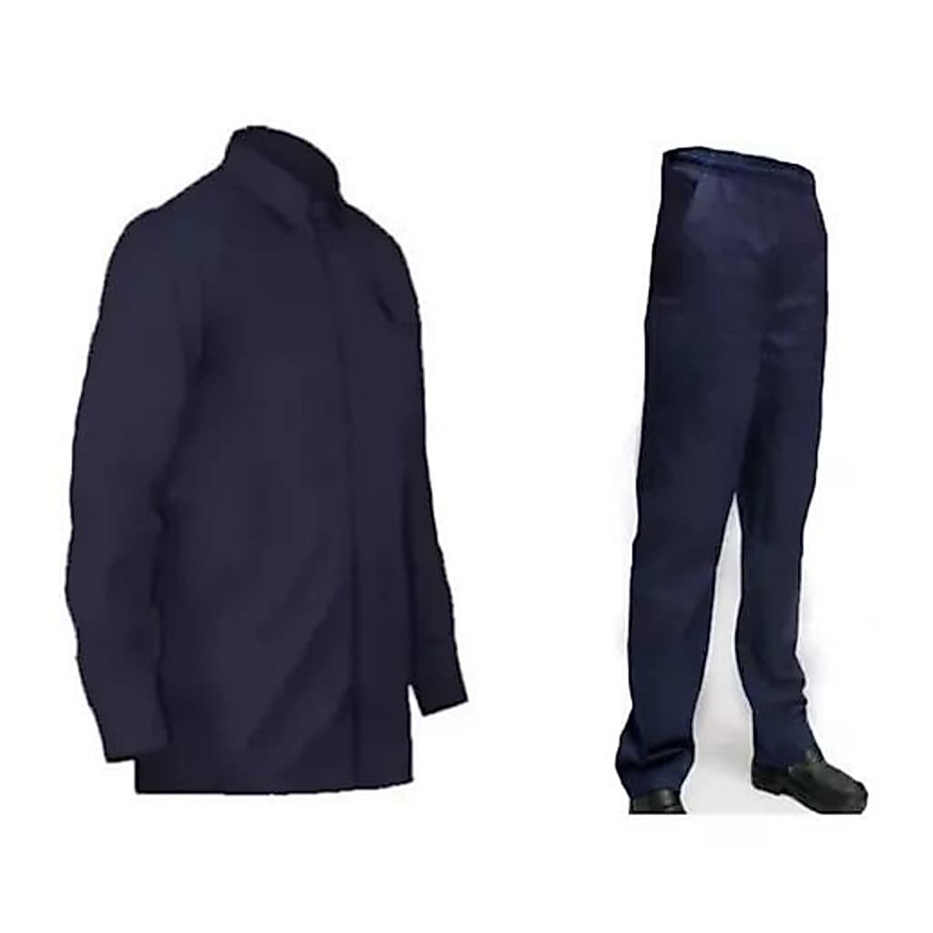 Conjunto Calça E Camisa Brim Manga Longa