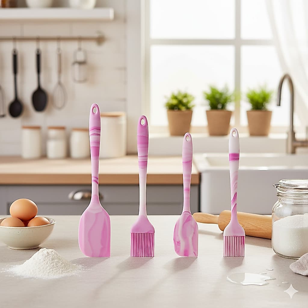 Espátulas / Pincel 20cm / 25cm / 27cm Culinário de Silicone para Churrasco e Confeitaria