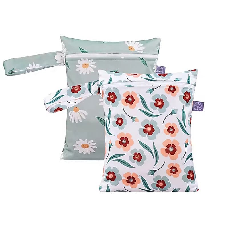 Kit 2 Sacos Necessaire Organizador Infantil Adulto com Fechamento em Zíper Impermeável À Prova D'Água