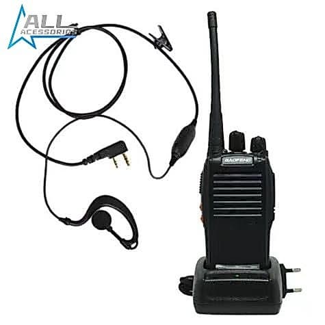 Fone De Ouvido Ppt Original Para Rádio Baofeng Com Microfone Dual Band Comunicador Walkie Talkie Uv-5r Bf-777s Uv-6