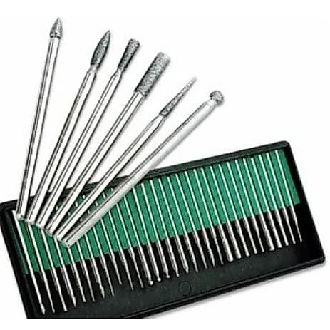 30 Brocas Diamantadas Lixadeira Unha Drill Fresa Gel Oferta (S16)