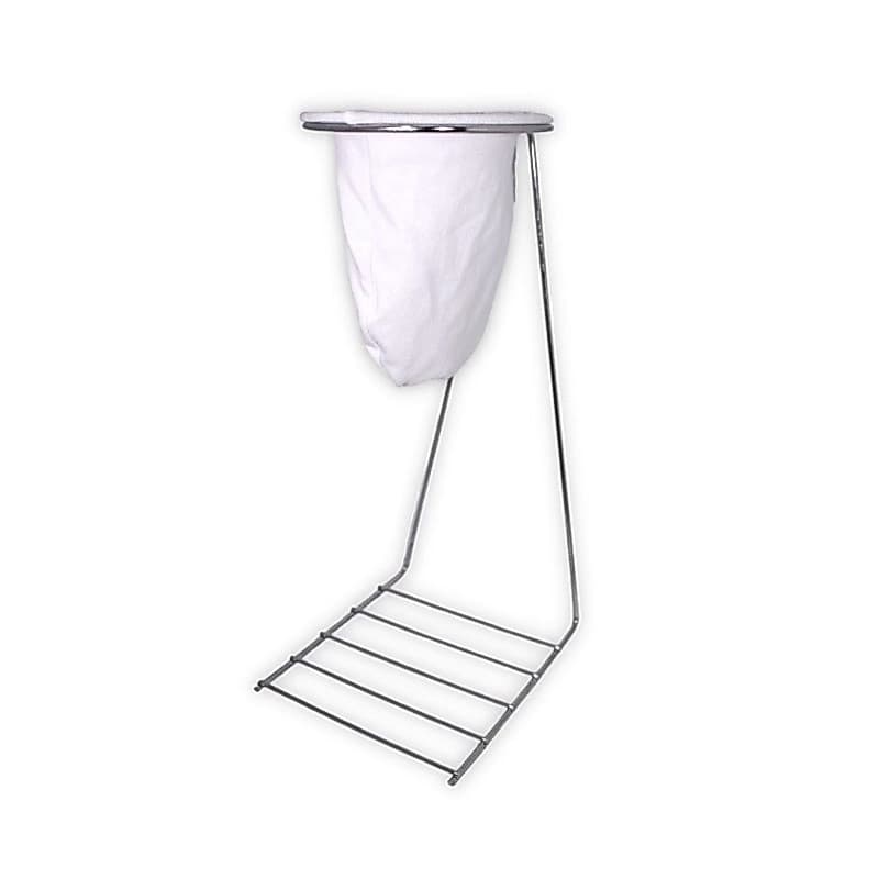 Suporte Coador De Café Grande 30cm Aço Cromado Com Filtro De Pano
