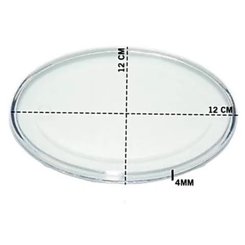 9 Unidades Base Redonda Acrílica 12cm - Para Biscuit