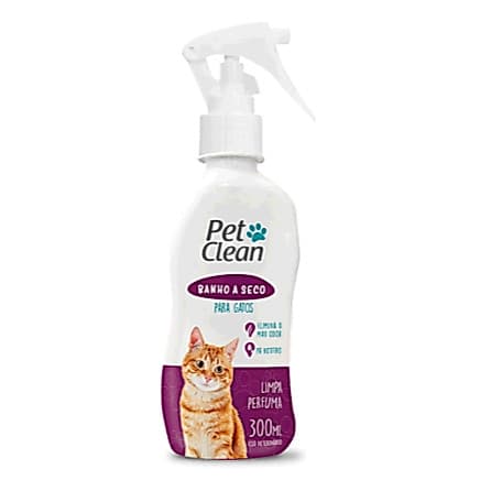 Shampoo Banho a Seco para Gatos Pet Clean