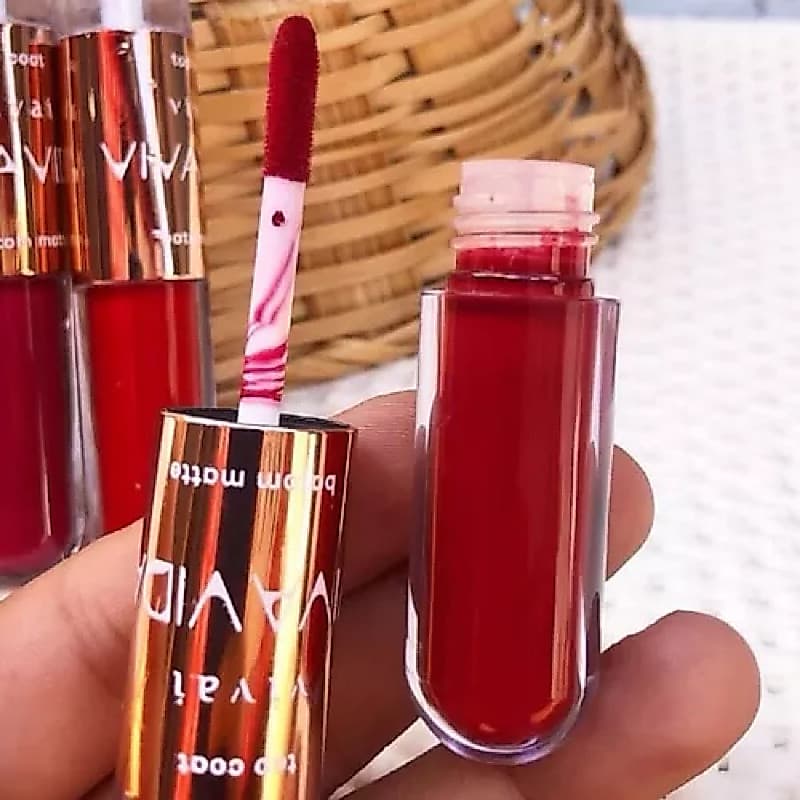 Batom 2 Em 1 Vivai - Matte E Gloss Top Coat Viva Vida