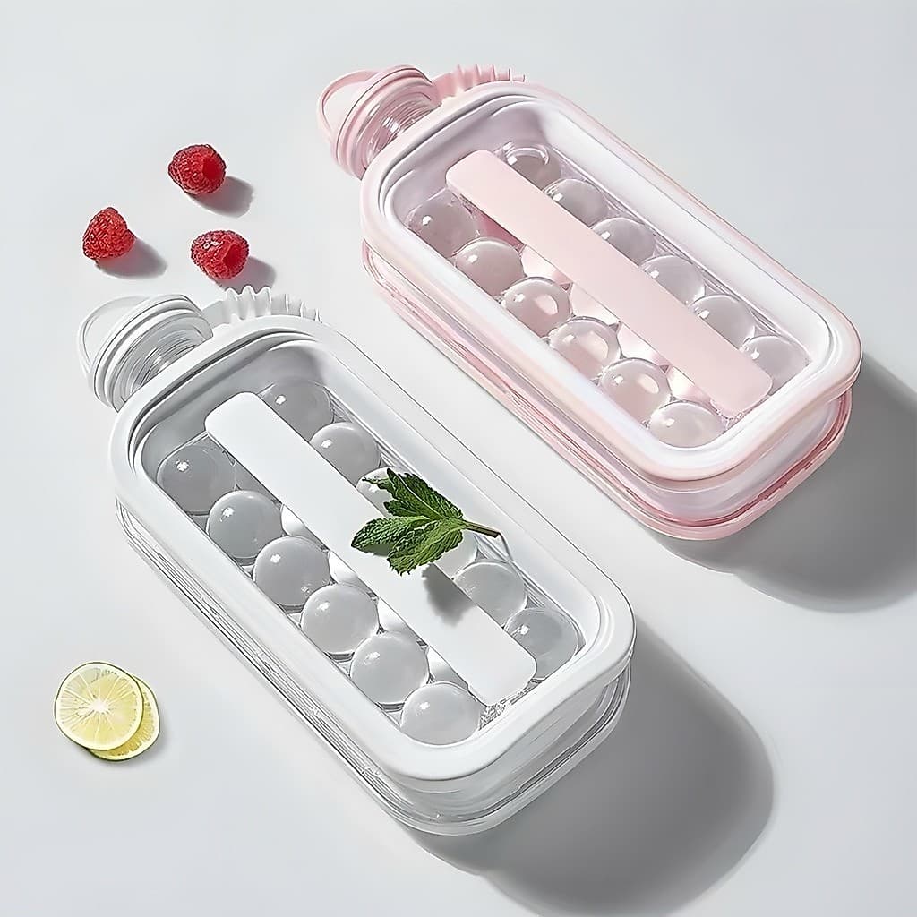Garrafa Squeeze Forma de Gelo Cubos Portátil Silicone Reutilizável Livre BPA Para Bebidas Academia Camping Viagem