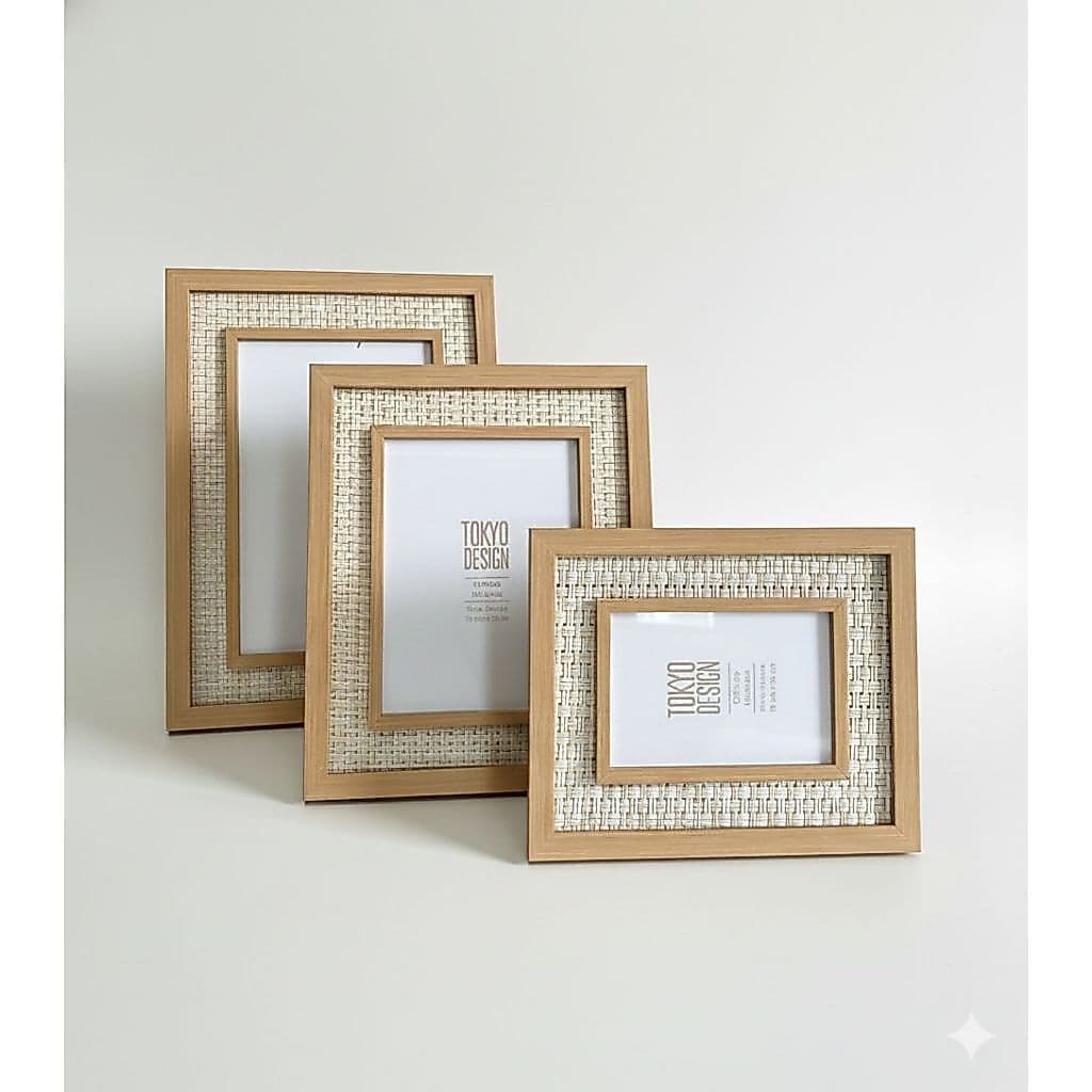 Quadro Porta Retrato com Treliça e visor em vidro