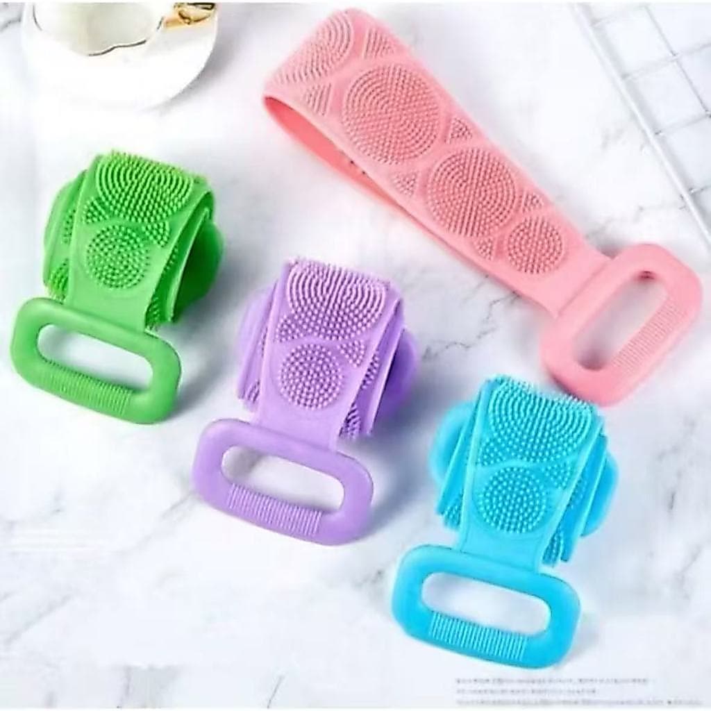 Escova de Banho de Silicone Premium – Higiene, Esfoliação e Massagem 3 em 1