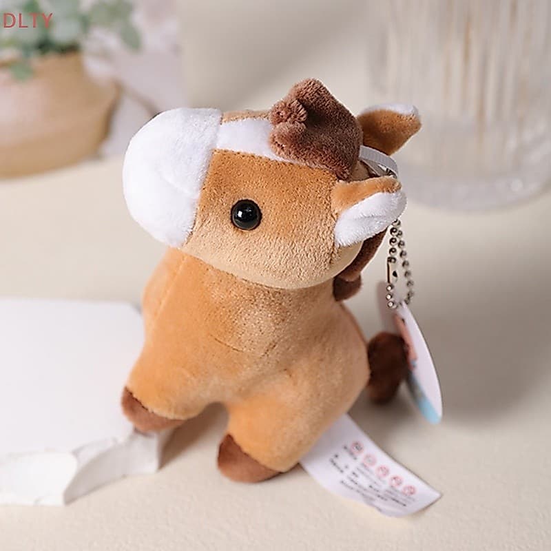 DL 1Pc Desenho Animado Cavalo Marrom Alpaca Burro Girafa Zebra Boneca Recheada Macia TY