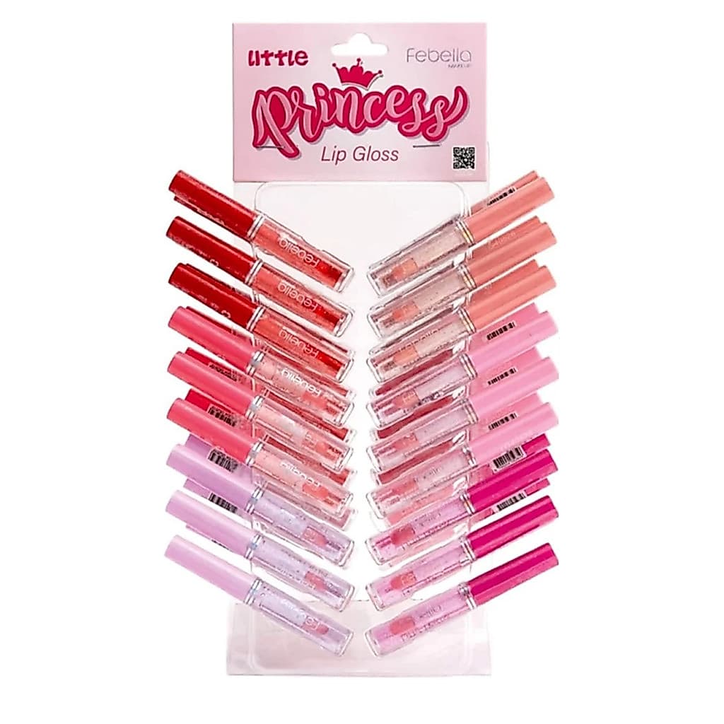 Kit 12 Núcleos Brilho Labial Princesa Febella | Modelo LG40528
