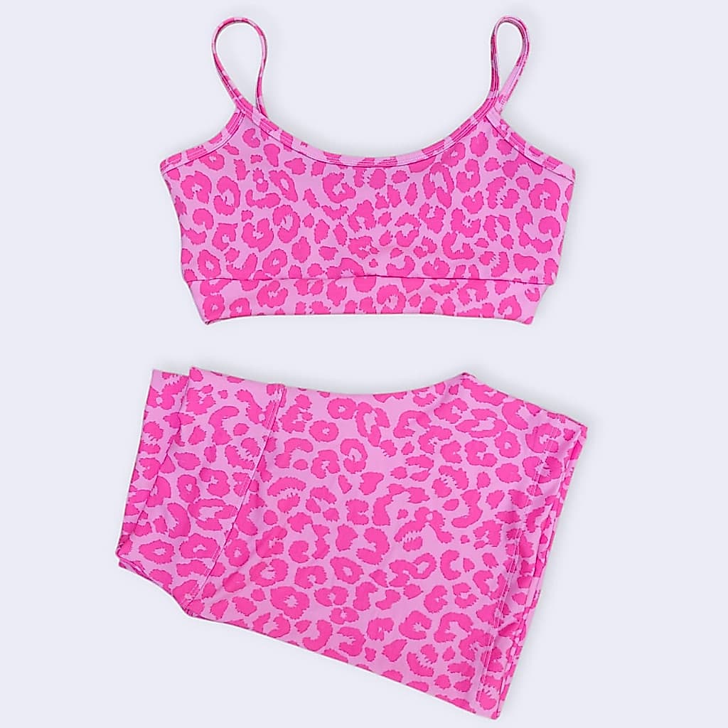 Conjunto Feminino De Academia Short E Top Fitness Suplex