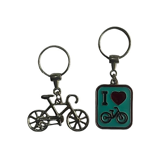 Chaveiro Bicicleta Metal Premium 🚴‍♂️ I Love Bike Miniatura Ciclista Presente Kit Masculino Feminino