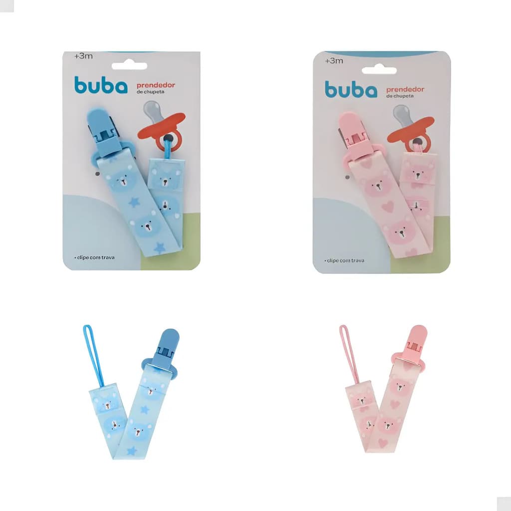 Prendedor de Chupeta Buba Ursinho
