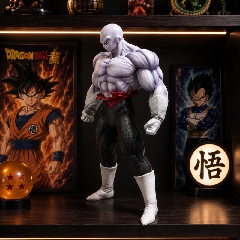 Action Figure Jiren 26Cm Super Poder Dragon Ball Super Z Furioso Sem Camisa