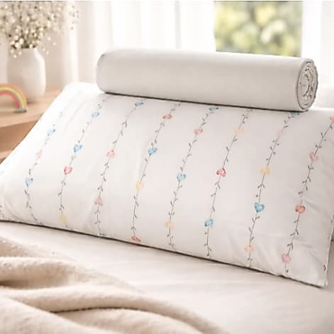 Kit Lençol Solteiro com elástico com 1 Fronha infantil 100% algodão - Teka - Meninas
