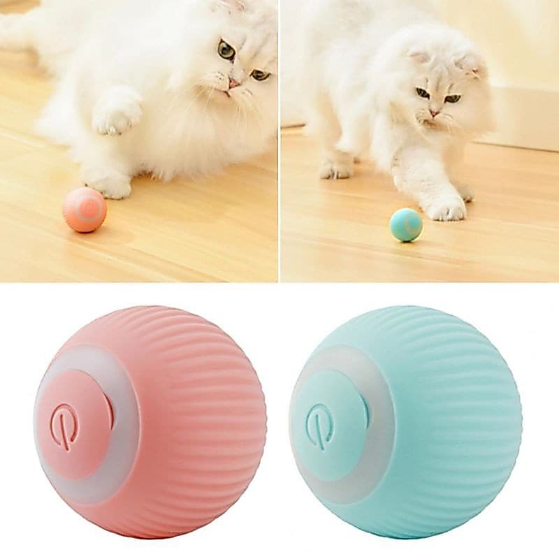 Brinquedos De Gato Inteligente Bola Elétrico Interativo De Treinamento Automático Gatinhos